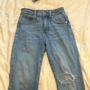 Madewell Raw Hem Perfect Vintage Jeans